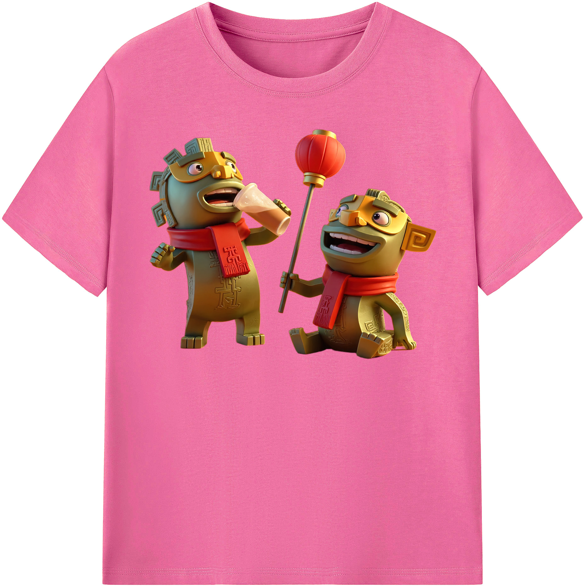 （画像用） Ne Zha 2 ナタ 魔童の大暴れ レディースカジュアルプリントTシャツ（綿100％）